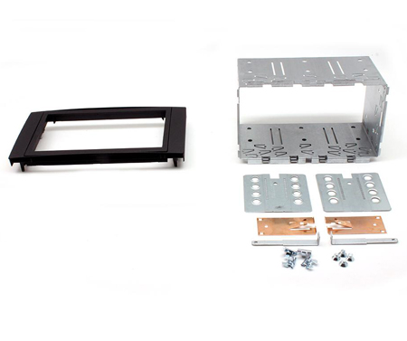 05 sobre Negro Doble Din coche estéreo kit de montaje de Facia Ct23fd01 Ford Transit