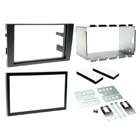 CT24AU29 Single Din Car Stereo Facia Fitting Kit Black for Audi A4 2001-2008