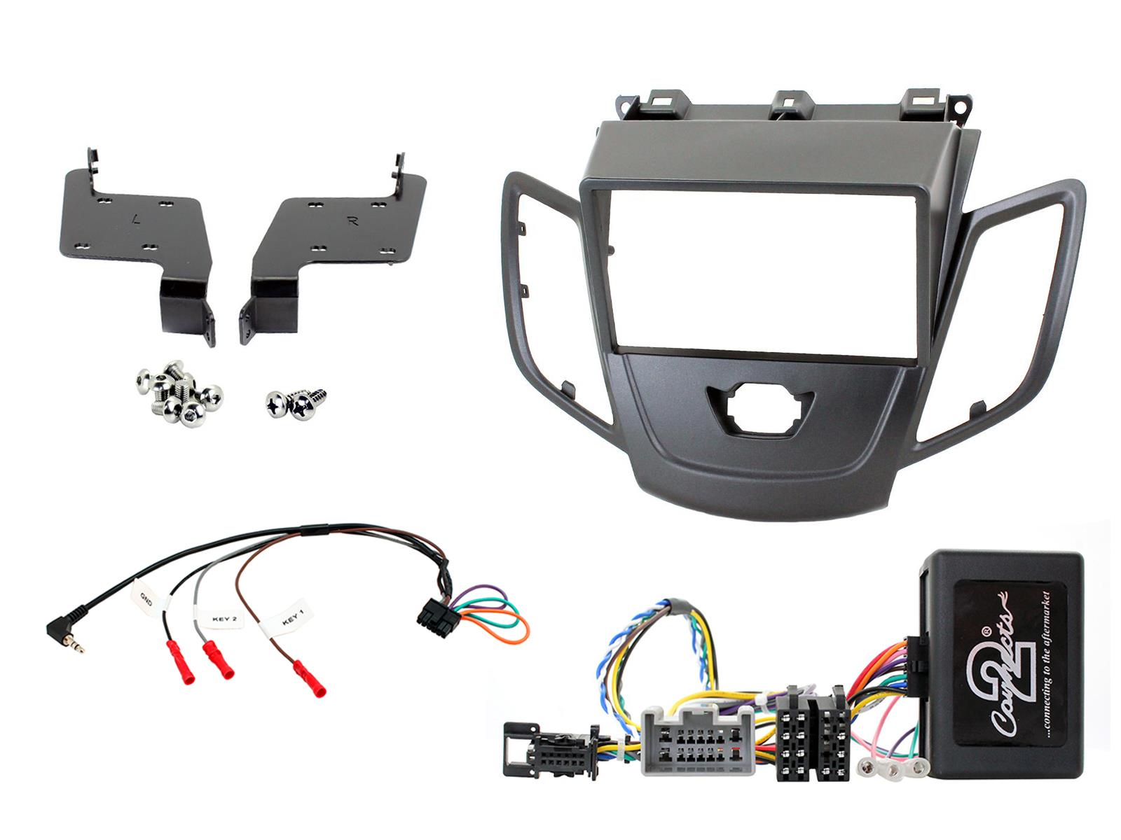 CTKFD29 Double Din Car Stereo Fascia Fitting Kit For Ford Fiesta 2008