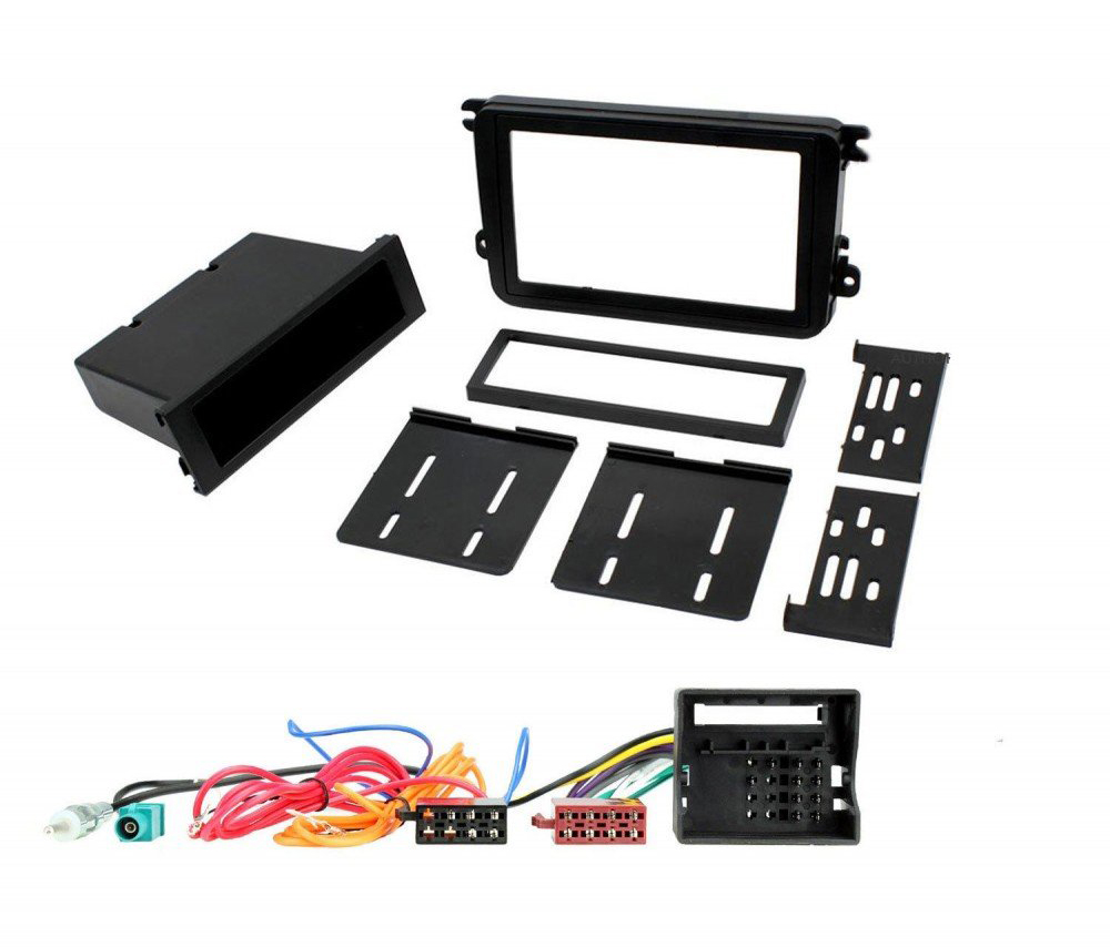 Single    Double Din Car Stereo Fascia Wiring Fitting Kit