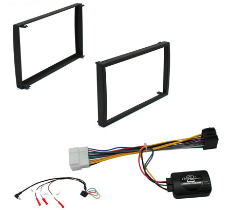 Ford fiesta Facelift Mk6.5 doble DIN STEREO Facia Kit de adaptador de tallo de montaje
