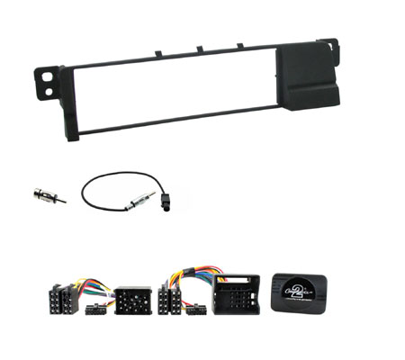 Bmw Serie 3 E46 98-06 auto estéreo Fascia Kit /& interfaz de volante ctkbm07