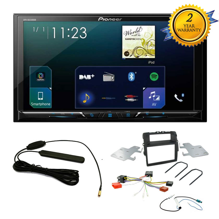 AutoDAB Go Universal agregar en DAB Digital Radio De Coche Con Bluetooth Y Antena