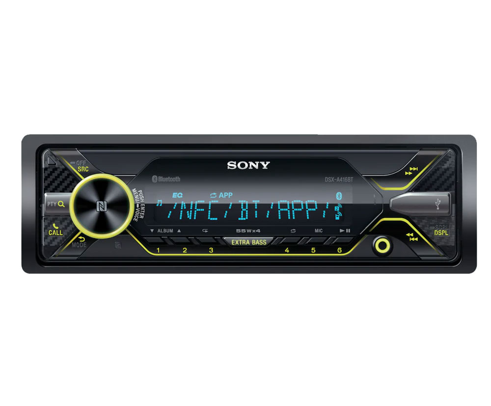 Sony Dsx 16bt Mechless Media Receiver With Bluetooth Usb Mp3 Flac Aux Ebay