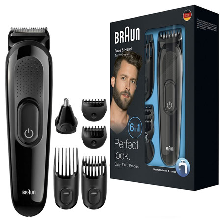braun face and head trimming kit 6 in 1 price