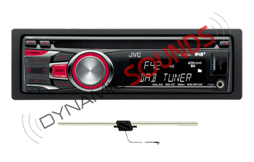 JVC KD DB42   Car CD//WMA/AAC Stereo, DAB Digital Radio, Front USB 