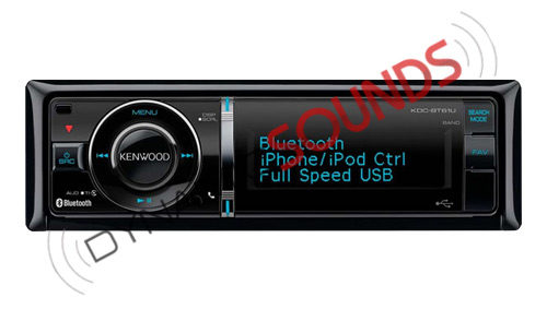 Kenwood KDC BT61U Car CD//USB Stereo, Bluetooth, iPod iPhone Ready