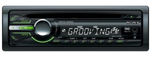 Sony CDX GT252MP CD  Car Stereo Tuner Front Aux In  