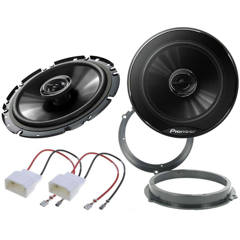 Pioneer 6.5" 300W Car Speakers Upgrade Kit for Ford Fiesta MK7 2008
